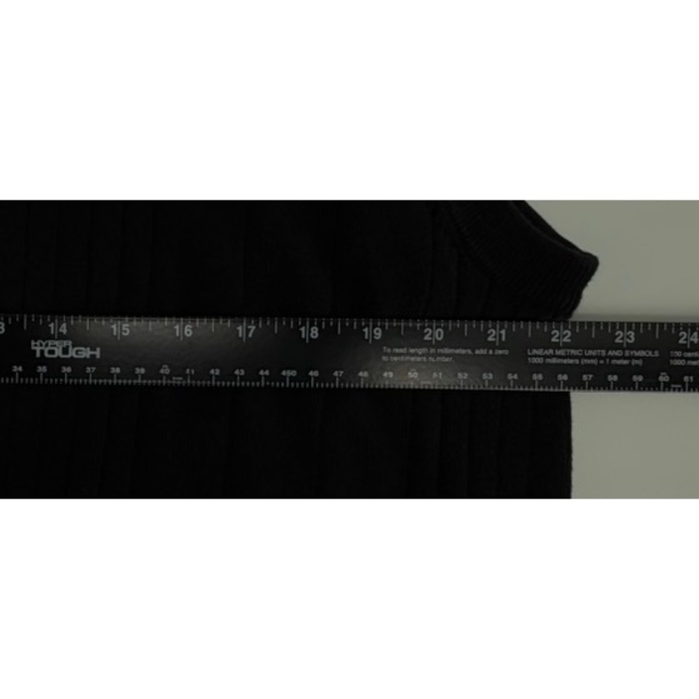 Greg Norman Mens V Neck Ribbed Knit Sweater‎ Vest Black Size L Golf Casual Black - Picture 9 of 10